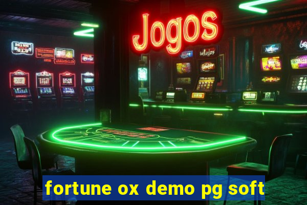 fortune ox demo pg soft